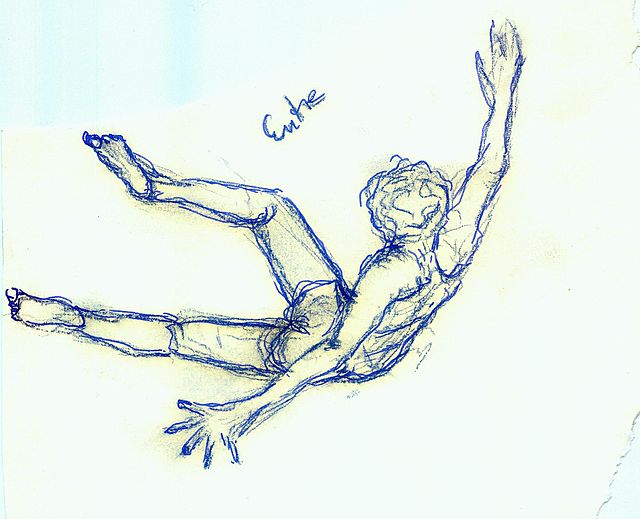 how to draw someone falling