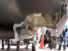 Les soutes à bombes du F-35 (ici une maquette d'exposition).