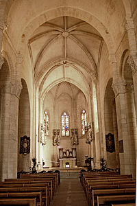 Capelle axiale de Saint-Eutrope de Saintes, XVIe siècle.