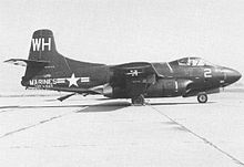 A Douglas F3D-2 of VMF(N)-542 at Pohang during the Korean War F3D-2 VMFN-542 Pohang Korea.jpg