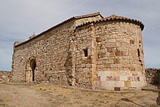 Cabecera de la Iglesia de Santiago de los Caballeros en Zamora.