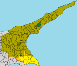 Galátia innafor distriktet Ammókhostos