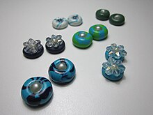 Sets of earrings made of fimo Fimo earrings.jpg