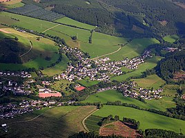 Luftbild von Fleckenberg