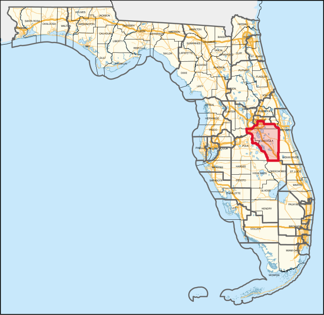 Description de l'image Florida's 9th congressional district (since 2023).svg.
