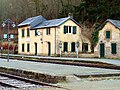 Bahnhof Fond-de-Gras, die Eisenbahnstrecke Dhoil–Fond de Gras–Fussbôsch und die Eisenbahnmaschinen (technische Einrichtung)