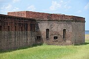 Fort Clinch in Nassau Coumty, Florida, US This is an image of a place or building that is listed on the National Register of Historic Places in the United States of America. Its reference number is 72000343.