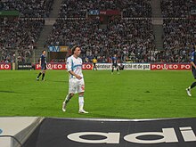 Ribéry im Trikot von Olympique Marseille beim Ligaspiel gegen den OSC Lille am 29. Oktober 2005