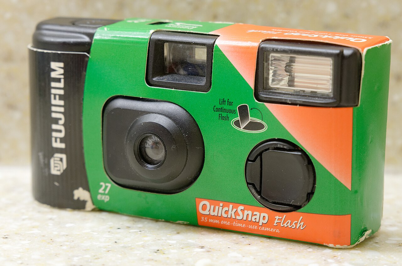 Disposable Fujifilm Quicksnap Flash Film Camera, Unopened, Expired