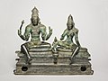 Thumbnail for File:God Shiva and Goddess Uma Seated with Their Son, Skanda (Somaskanda).jpg