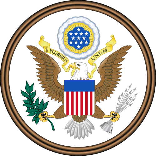 E pluribus unum op het Great Seal van de Verenigde Staten