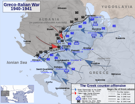 The Greek counter-offensive