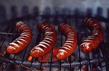 Polish kielbasa, grilled Grilled kielbasa.jpg