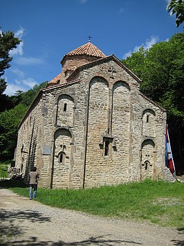 De Q'velac'mindakerk in Goerdzjaani.