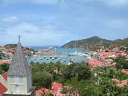 Uitzicht over Gustavia