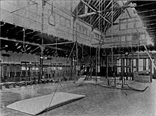 Coppee Hall's interior in 1896 Gymnasium (Coppee Hall) interior view 1896.jpg