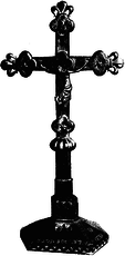 Crucifix, afbeelding uit het Nordisk familjebok