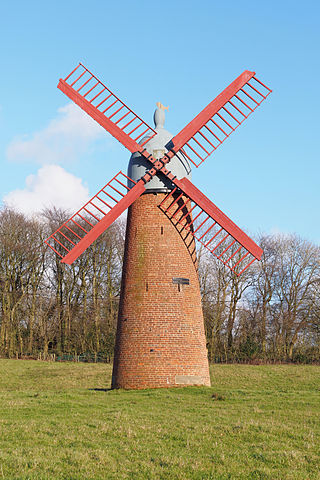 <span class="mw-page-title-main">Tower mill</span> Type of vertical windmill