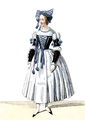 Français : Halévy - Guido et Ginevra - costume de Mme Dorus (rôle de Ginevra) b, Paris 1838