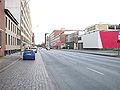 Deutsch: Die Nordkanalstraße in Hamburg-Hammerbrook, Blick stadtauswärts.