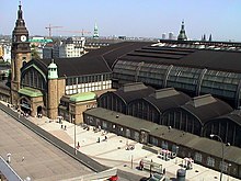 Hamburger Hauptbahnhof, westlicher Seitenbau