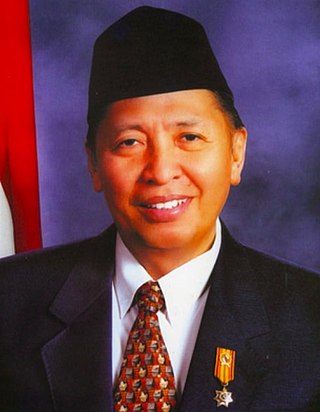 <span class="mw-page-title-main">Hamzah Haz</span> Indonesian politician (born 1940)