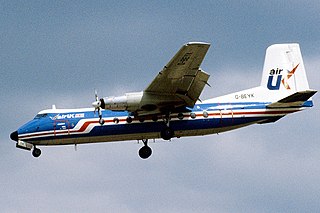 <span class="mw-page-title-main">Handley Page Dart Herald</span> 1950s British turboprop passenger aircraft