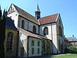 Kloster Marienfeld (Harsewinkel), 1185–1222, verputzer romanischer Backsteinbau