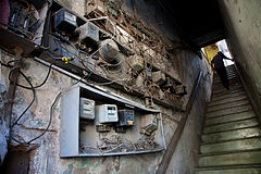 Interior of a multifamily housing building. Havana (La Habana), Cuba