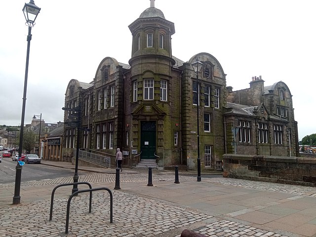 Hawick Library, a Carnegie library, built 1904.