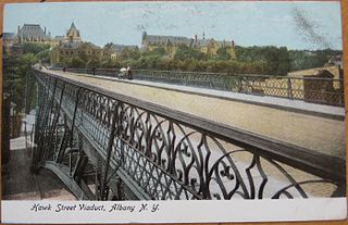 <span class="mw-page-title-main">Hawk Street Viaduct</span> Bridge in Albany, New York, U.S.