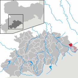 Kaart van Heidersdorf