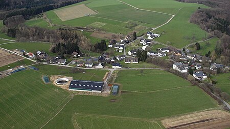 Hennef Fernegierscheid, Luftaufnahme 2015