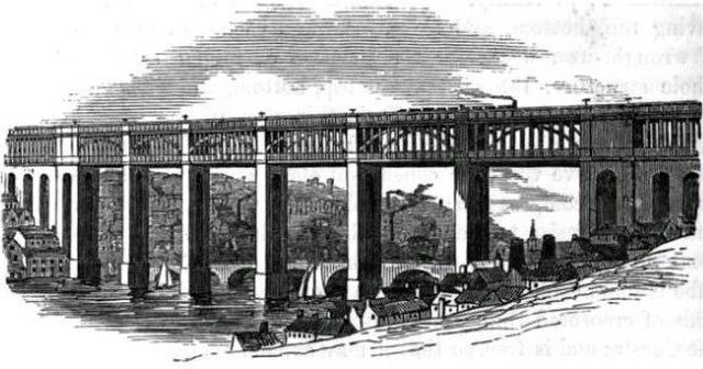 Losh, Wilson and Bell constructed the approaches for the Newcastle-Gateshead High Level Bridge, c. 1852