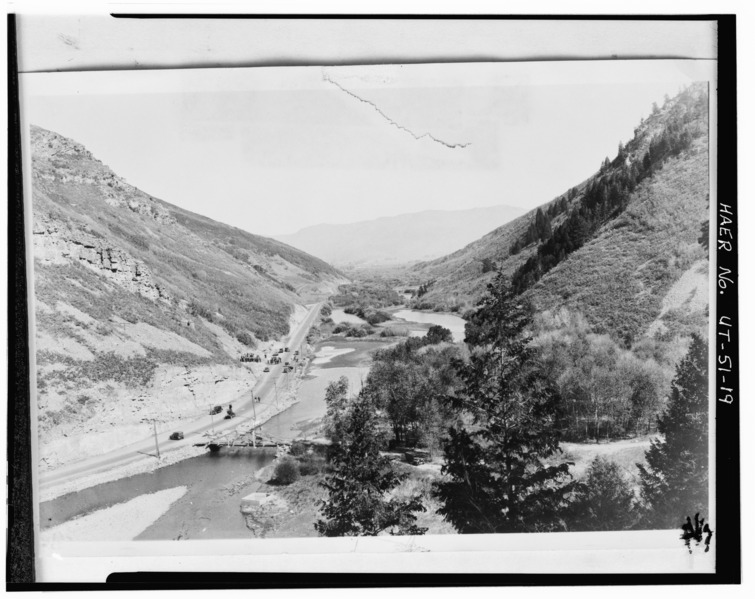 File:Historical photo of Pineview Dam location - Ogden Canyon Conduit, Ogden, Weber County, UT HAER UTAH,29-OGCA,2-19.tif