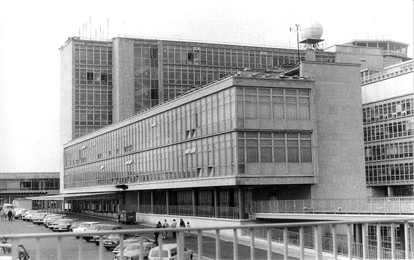 Terminal 58 at Brussels Airport, built for Expo 58 (pictured in 1974)