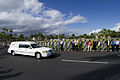 Hundreds of U.S. Service members and civilians gather at Atterbury circle at Joint Base Pearl Harbor-Hickam, Hawaii, Jan. 11, 2012, to honor Army Capt. Wilfred "Fred" Toczko before his burial at the Hawaii State 120111-F-MQ656-067.jpg