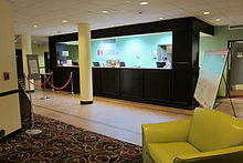 Lobby of IHG Army Hotels on Fort Gordon