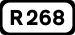 Straßenschild R268}}