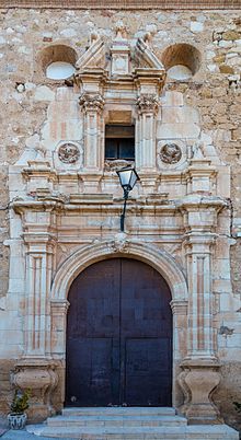 Church of Santa Cruz, Plou Iglesia de la Santa Cruz, Plou, Teruel, Espana, 2017-01-04, DD 94.jpg