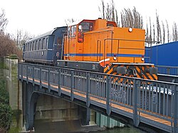 Az Industriebahn Berlin 1982-ben gyártott DL 06 pályaszámú DHG 700 C-je