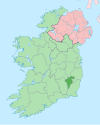 Irlandiya orolining joylashuvi xaritasi Carlow.svg