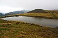 The lake which lies in the border between Kosovo and Serbia in the mountains of Istog