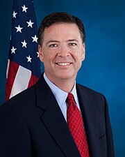 Former FBI Director James Comey James Comey official portrait.jpg