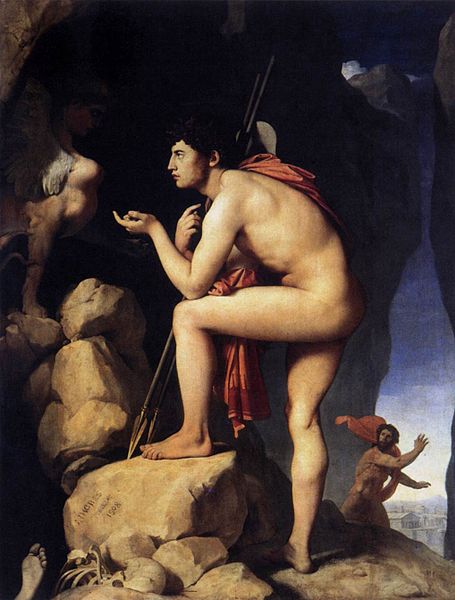File:Jean Auguste Dominique Ingres - Oedipus and the Sphynx - WGA11843.jpg