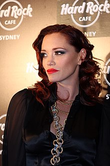 Jessica Sutta at Hard Rock Cafe in Sydney, Australia on December 6, 2011.