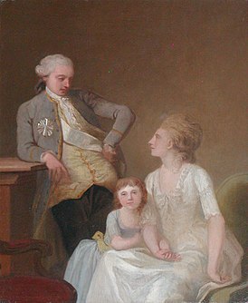 Теодор Хольмшёльд с семьёй