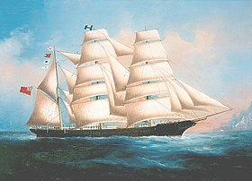 How did sailing ships leave port?