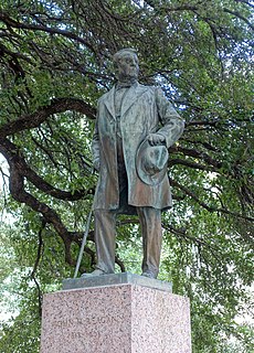 Statue of John Henninger Reagan Statue of John H. Reagan by Pompeo Coppini in Austin, Texas, U.S.