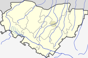 Žemėlapis rodantis Vilkijos hidrografinis draustinis vietą.